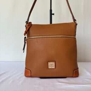 Dooney & Bourke Brown Pebble Grain Leather Crossbody & Shoulder Bag NWOT